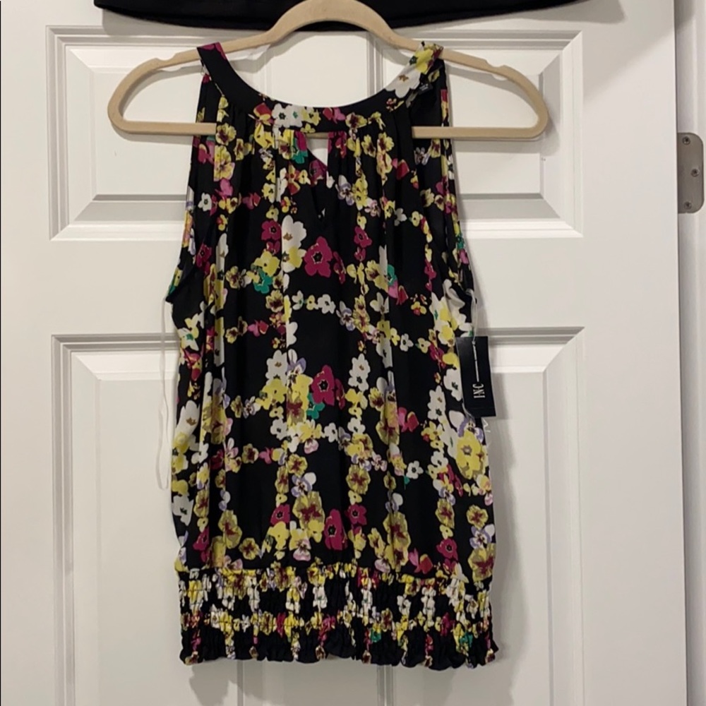 INC Floral Tank Top